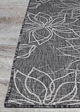Couristan Charm Botanical 2554/2009 Ash Rugs - Couristan - 25542009066066n