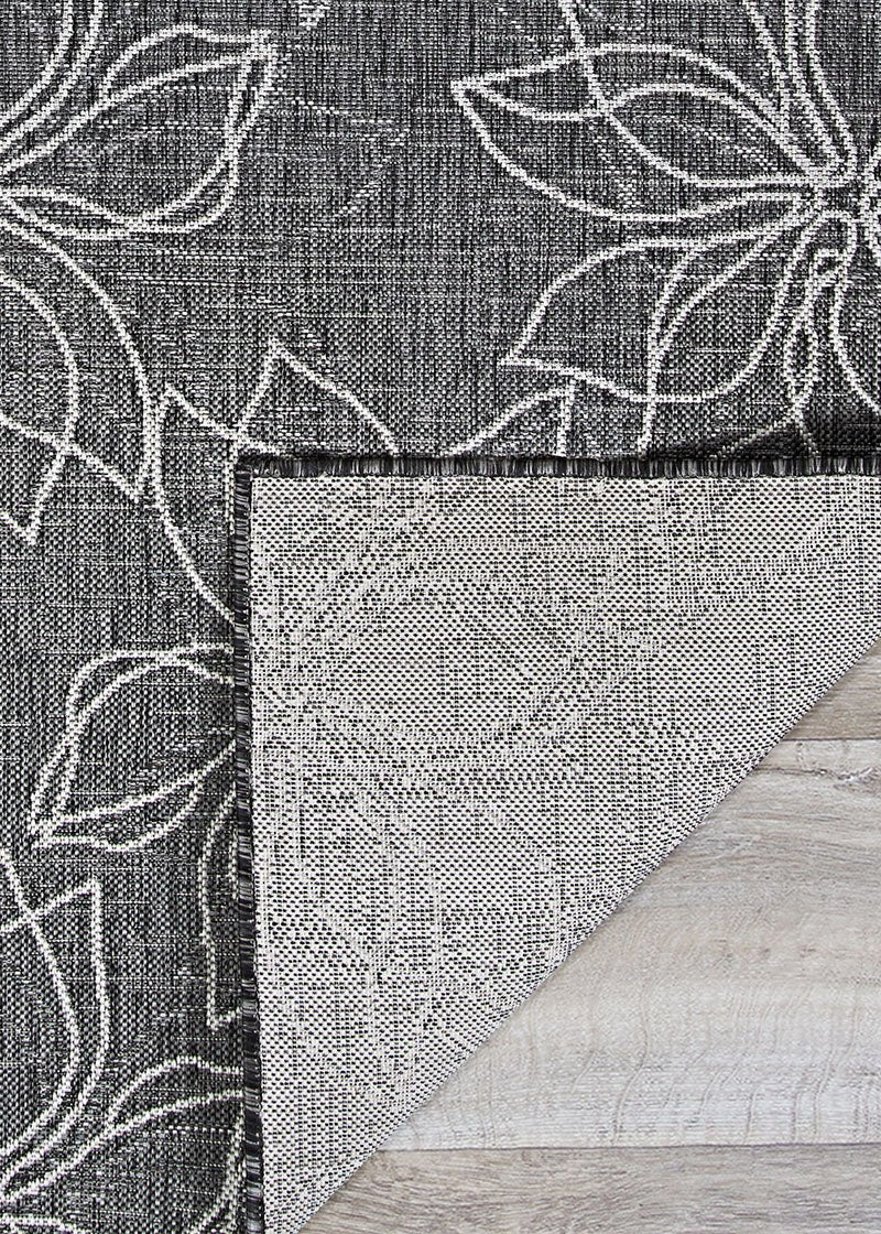 Couristan Charm Botanical 2554/2009 Ash Rugs - Couristan - 25542009066066n