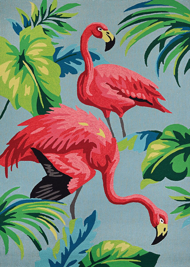 Couristan Covington Flamingos 6177/0220 Multi Rugs - Couristan - 61770220020040t