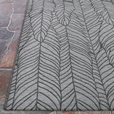 Couristan Dolce Majorelle 7503/0575 Silver - Black Rug - Couristan - 75030575040510t