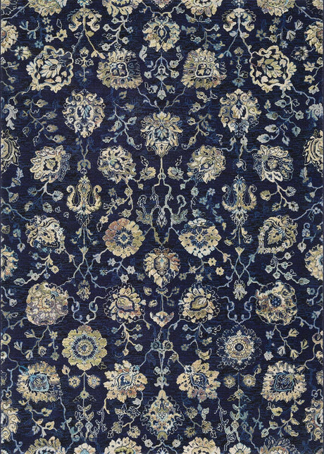 Couristan Easton Adaline 6337/5191 Navy / Cream Rugs - Couristan - 63375191020037t