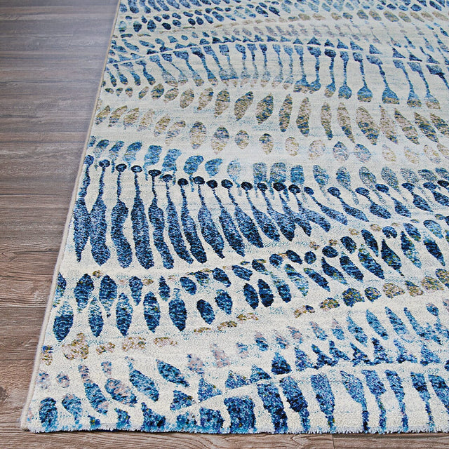 Couristan Easton Charles 6842/6151 Bone / Blue / Multi Rugs - Couristan - 68426151311053t