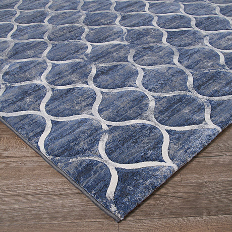 Couristan Easton Ogee 6345/5676 Dusk Blue Rugs - Couristan - 63455676020037t