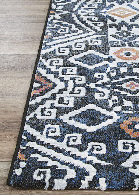 Couristan Everest Bohemia 6374/6636 Denim Ivory Rugs - Couristan - 63746636020037t