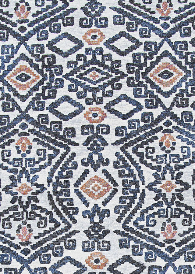 Couristan Everest Bohemia 6374/6636 Denim Ivory Rugs - Couristan - 63746636020037t