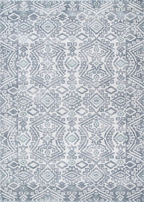 Couristan Everest Bohemia 6374/6757 Greystone/Lime Rugs - Couristan - 63746757020037t