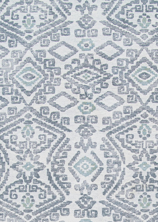 Couristan Everest Bohemia 6374/6757 Greystone/Lime Rugs - Couristan - 63746757020037t