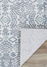 Couristan Everest Bohemia 6374/6757 Greystone/Lime Rugs - Couristan - 63746757020037t