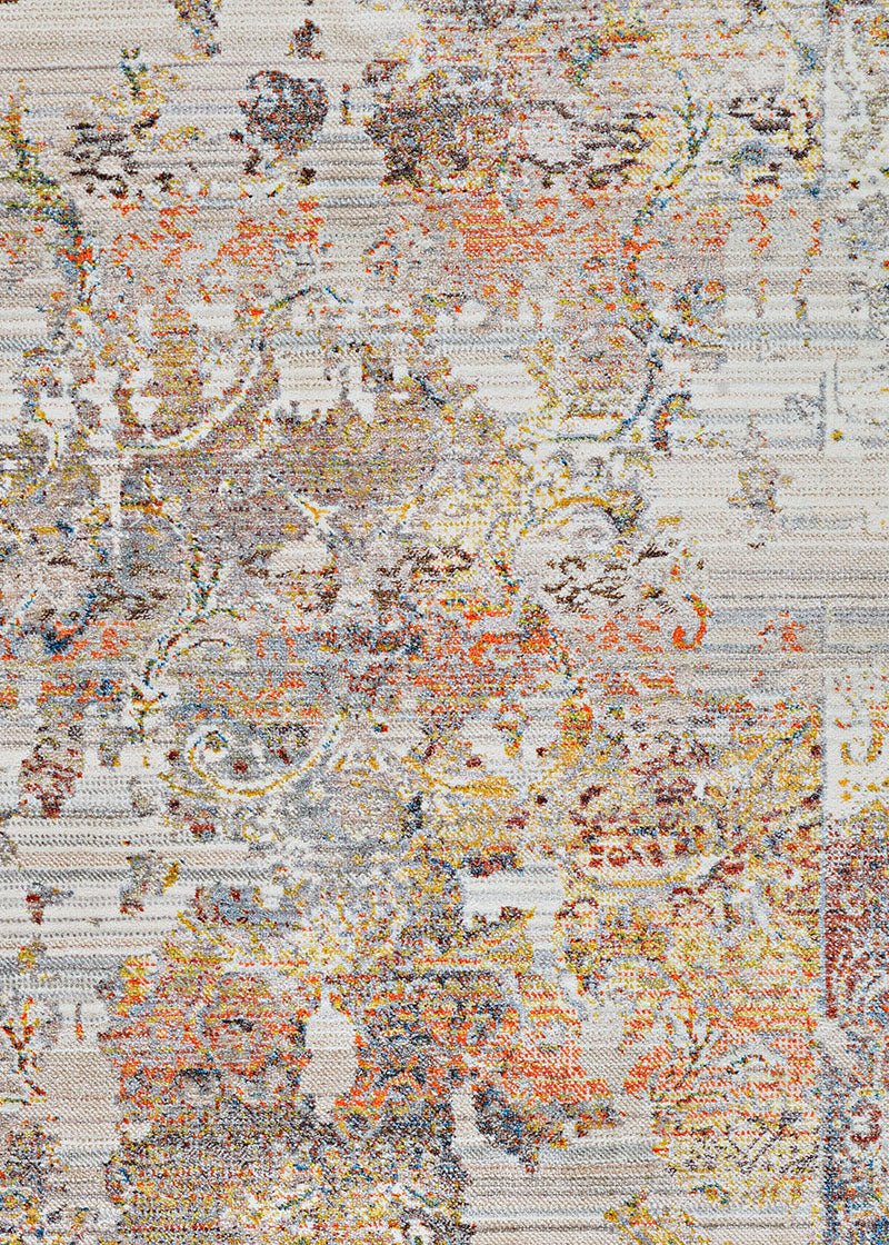 Couristan Halli Abstract Florals H653/1001 Antique Lace - Mlt Rugs - Couristan - h6531001053076t