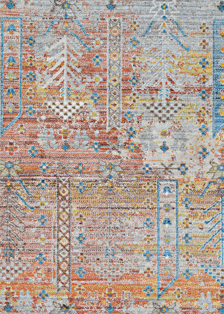 Couristan Halli Baktiari H676/4001 Brick - Honey - Mlt Rugs - Couristan - h6764001053076t