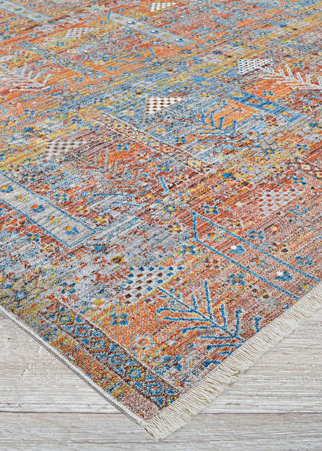 Couristan Halli Baktiari H676/4001 Brick - Honey - Mlt Rugs - Couristan - h6764001053076t