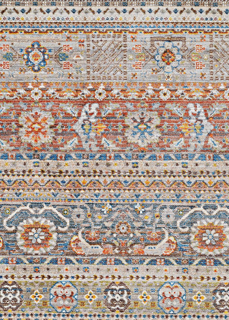 Couristan Halli Bokhara H723/3001 Stone - Brick - Mlt Rugs - Couristan - h7233001053076t