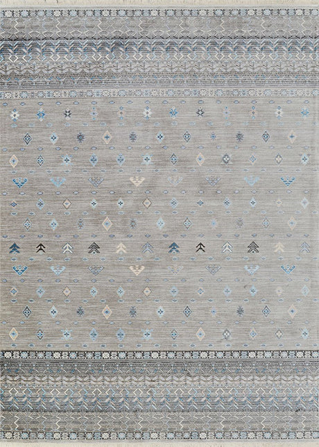 Couristan Halli Gabbeh H725/2001 Platinum Rug - Couristan - h7252001053076t