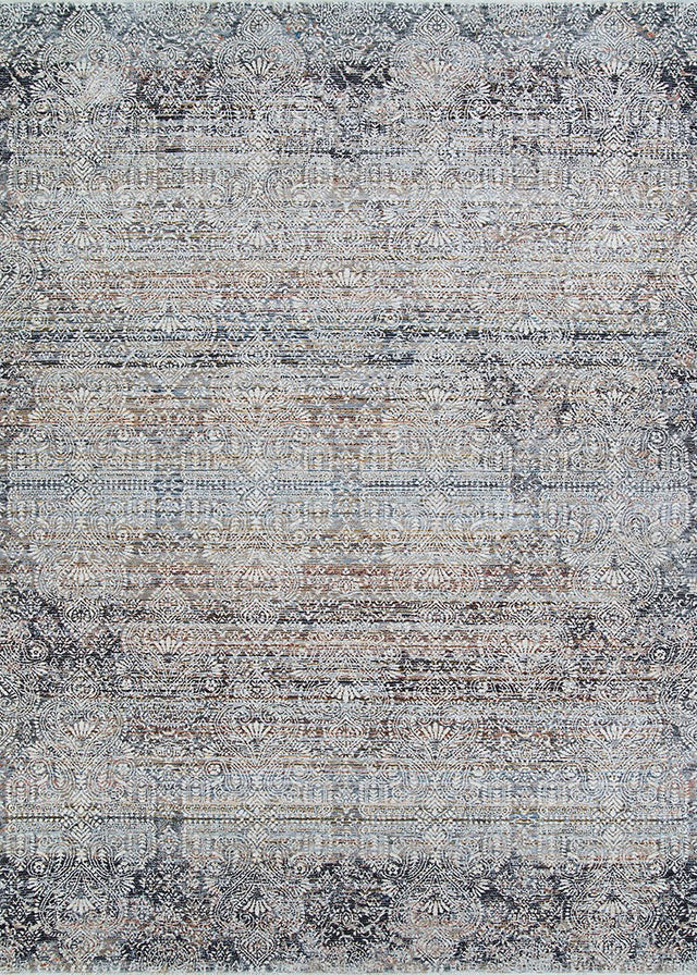 Couristan Luxor Barocco 8283/0140 Multi/Antique Beige Pewter Rugs - Couristan - 82830140039055t