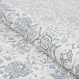 Couristan Marina Lillian 8974/0567 Oyster / Slate Blue Rugs.