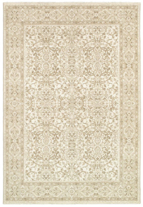 Couristan Marina St Tropez 8960/0100 Champagne / Pearl Rugs.