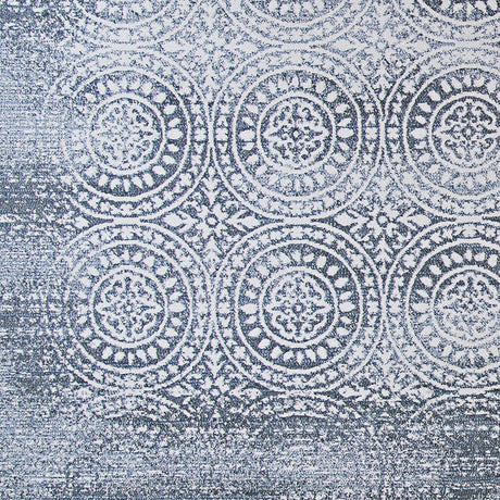 Couristan Marina Unison 1267/0525 Slate Blue / Pearl Rugs.