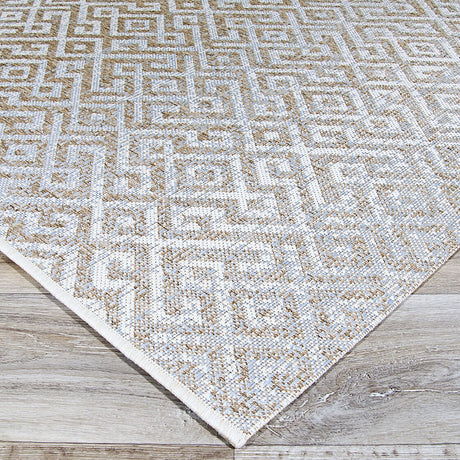 Couristan Monaco Pavers 2440/3184 Mocha Rugs.