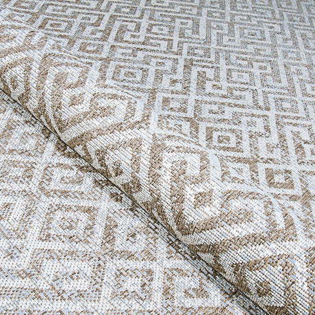 Couristan Monaco Pavers 2440/3184 Mocha Rugs.