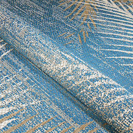 Couristan Monaco Tropical Palms 2429/3108 Ocean Rugs.