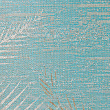 Couristan Monaco Tropical Palms 2429/3134 Aqua Rugs.