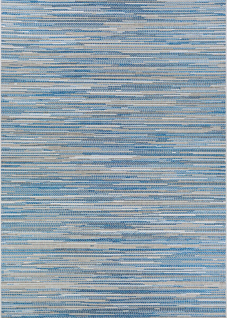 Couristan Monte Carlo Coastal Breeze 2333/2406 Ocean / Champagne Rugs.