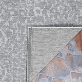 Couristan Monte Carlo Palmette 2329/4716 Grey / Ivory Rugs.