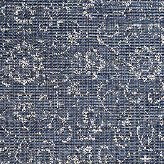 Couristan Monte Carlo Summer Vines 2331/6427 Navy / Ivory Rugs.