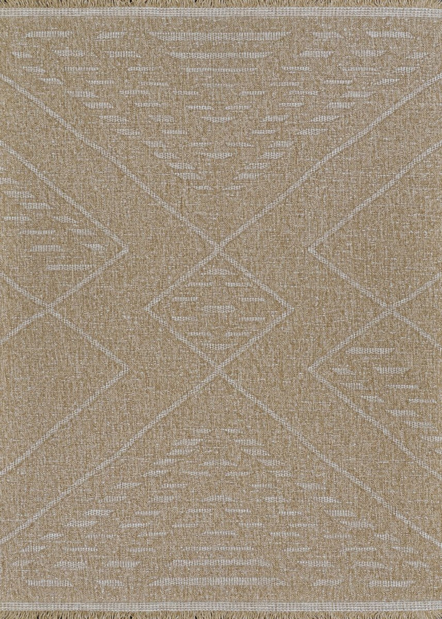 Couristan Naturalistic Rattan 3703/1003 Natural/Cream Rug.