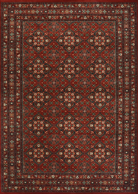 Couristan Old World Classic Royal Afghan 4372/5430 Antique Red Rug.