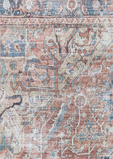 Couristan Pasha Antique Kashan 5085/5040 Rust Rugs.