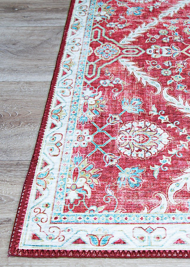 Couristan Pasha Arcadia 5081/0081 Garnet Rugs.