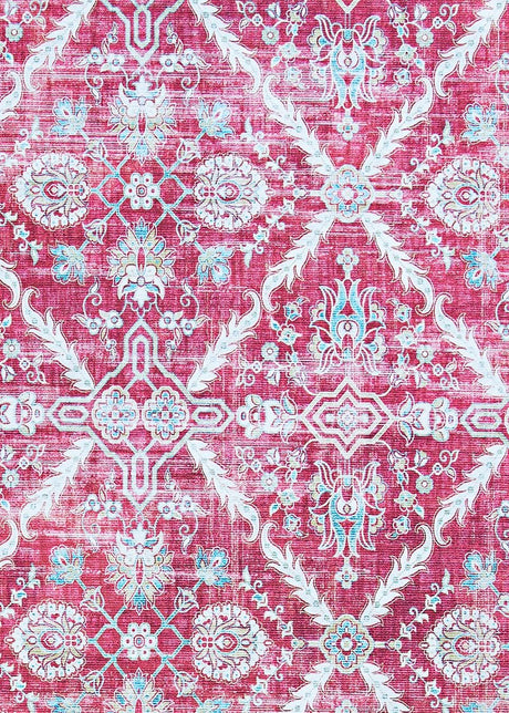 Couristan Pasha Arcadia 5081/0081 Garnet Rugs.