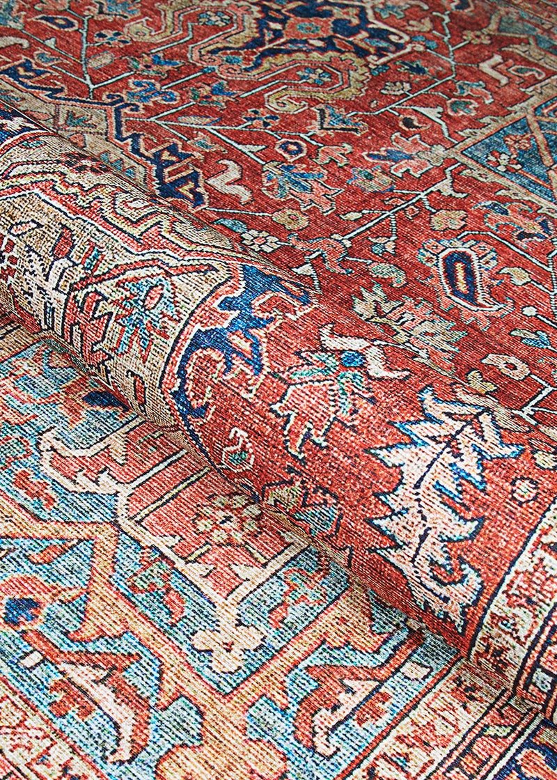 Couristan Pasha Heriz 4748/0474 Ruby Rugs.