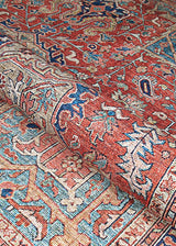 Couristan Pasha Heriz 4748/0474 Ruby Rugs.