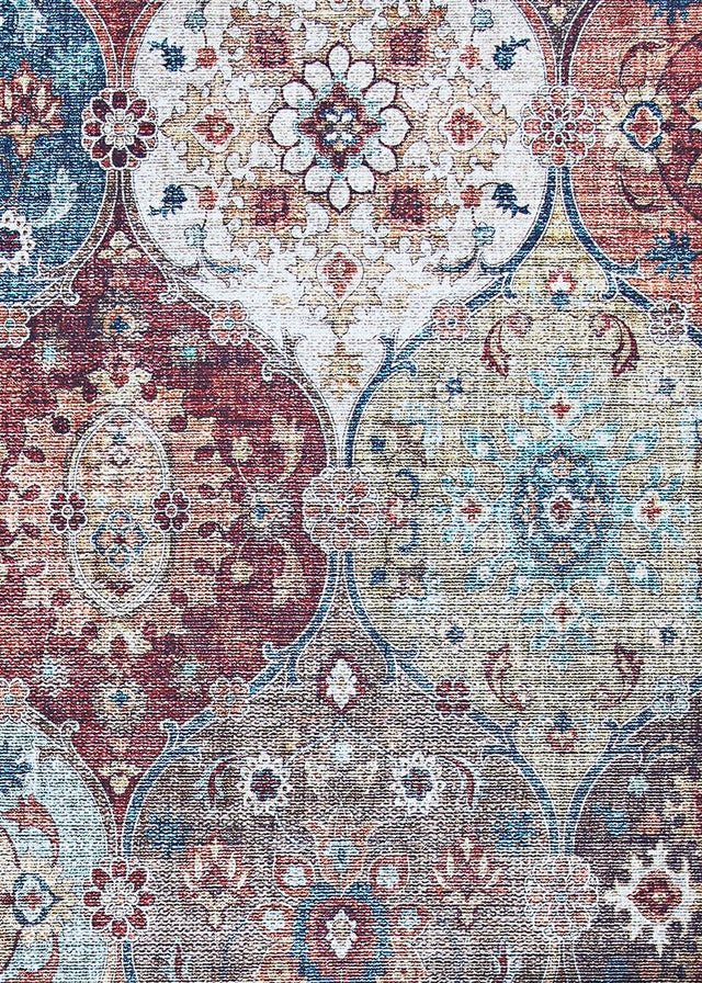 Couristan Pasha Lola 4717/0717 Multi Rugs.