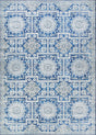 Couristan Pasha Sari 5077/0177 Sapphire Rugs.