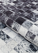 Couristan Prairie Hygee Blocks 3009/0097 Coal/Ice Caps Rugs.