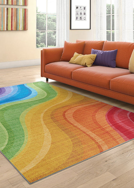 Couristan Rainbow Candiland R625/1000 Multi Rugs.