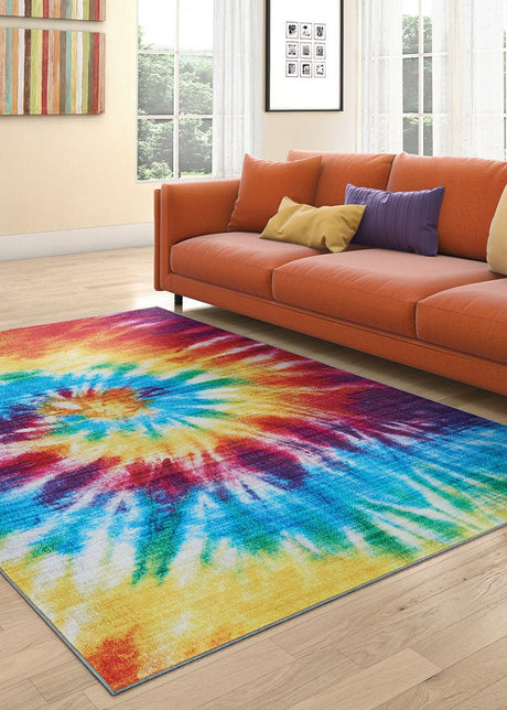 Couristan Rainbow Dancing Bears R624/1000 Multi Rugs.