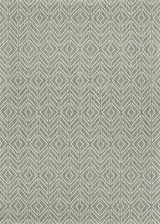 Couristan Recife Cabana Tile 1318/4412 Sage Leaf/Ivory Rug.