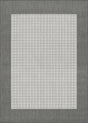 Couristan Recife Checkered Field 1005/3012 Grey / White Rugs.