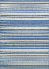 Couristan Recife Gazebo Stripe 5313/1212 Champ / Blue Rugs.