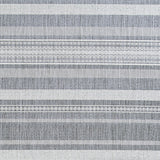 Couristan Recife Gazebo Stripe 5313/3312 Champ / Grey Rugs.