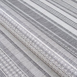 Couristan Recife Gazebo Stripe 5313/3312 Champ / Grey Rugs.