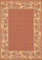 Couristan Recife Island Retreat 1222/1122 Terra Cotta / Natural Rugs.