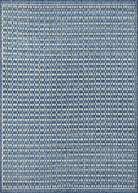 Couristan Recife Saddlestitch 1001/1212 Champagne / Blue Rugs.