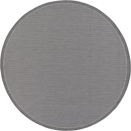 Couristan Recife Saddlestitch 1001/3012 Grey / White Rugs.