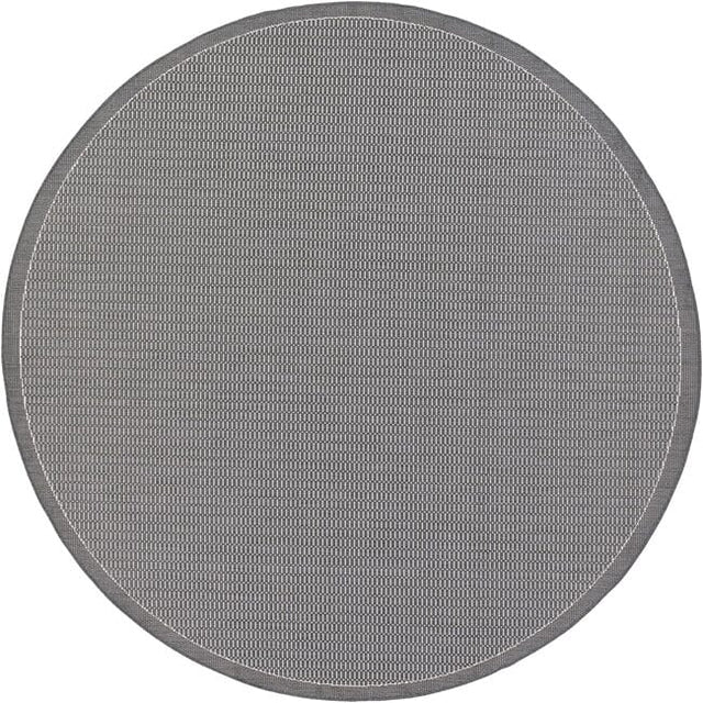 Couristan Recife Saddlestitch 1001/3012 Grey / White Rugs.