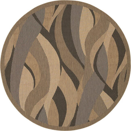 Couristan Recife Seagrass 1562/0154 Natural / Black Rugs.